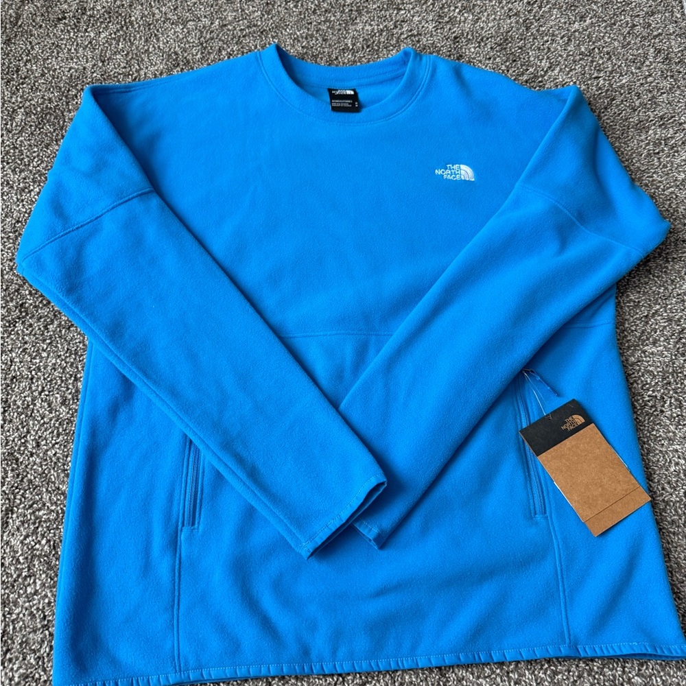 The North Face Crewneck Fleece in Bright Blue